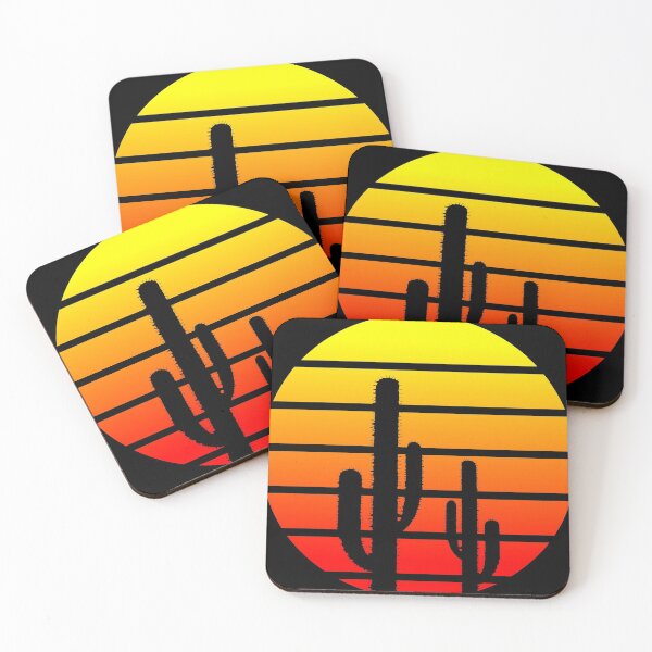 Item preview, Retro cactus Sunset  designed and sold by geoji.