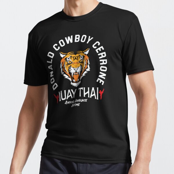 Donald Cowboy Cerrone Muay Thai Tiger Raglan Shirt