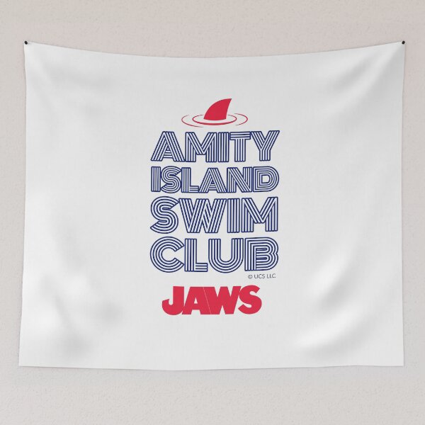 Item preview, JAWS JAWS MOVIE - BEST FILM SHARKS - USA - AMITY ISLAND SWIM CLUB 1975 designed and sold by Tropical Blood.