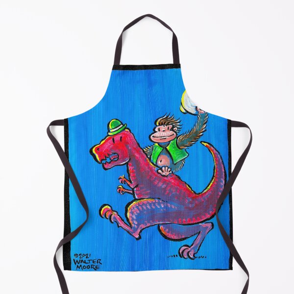 Item preview, Cowboy Ape Rides T-Rex designed and sold by Walter Moore.