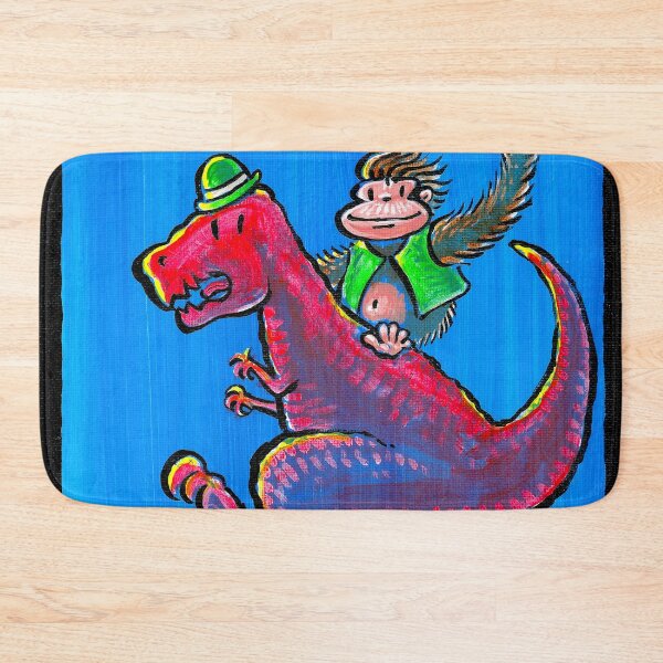 Item preview, Cowboy Ape Rides T-Rex designed and sold by Walter Moore.