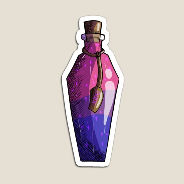 Item preview, Botella de poción bisexual designed and sold by DeeTheImposter.
