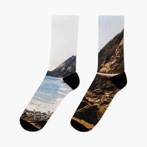 Item preview, road with blue ocean view at Point Mugu State Park, California, USA designed and sold by Mrvell.