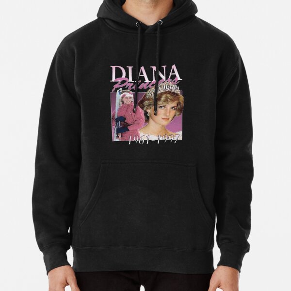 Princess Diana Vintage 90s Pullover Hoodie