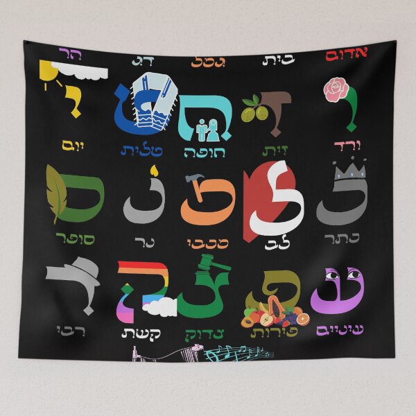 Item preview, Aleph Bet designed and sold by jewknish.