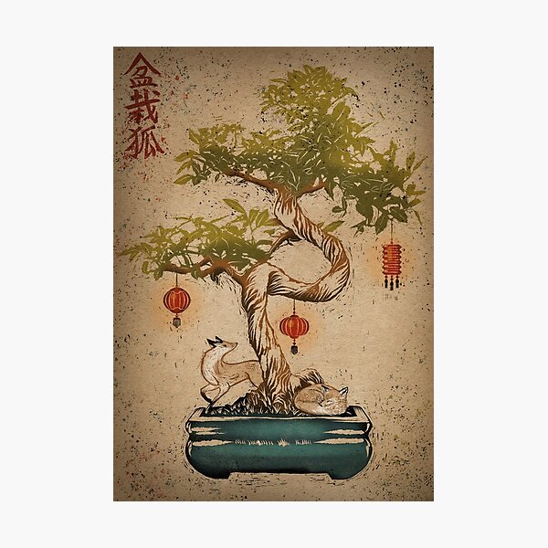 Item preview, Bonsai fox designed and sold by Littlebadwren.