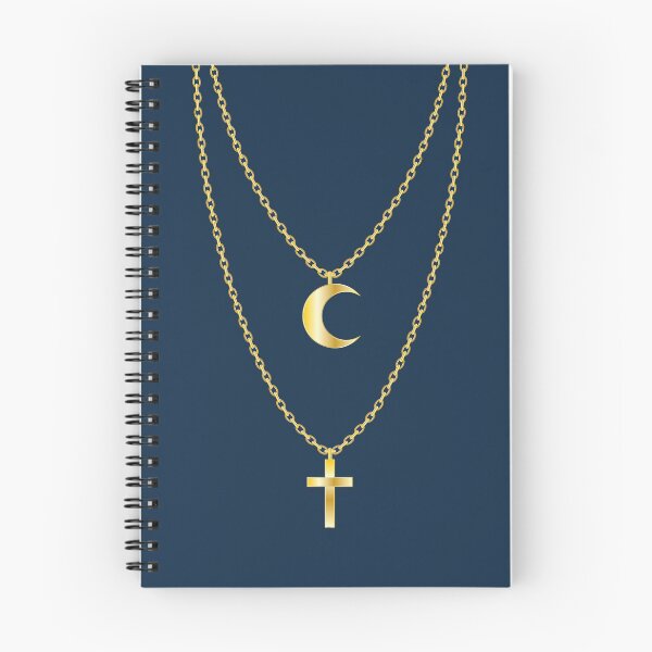 Item preview, Golden necklace Christian cross designed and sold by EngineerGoC.