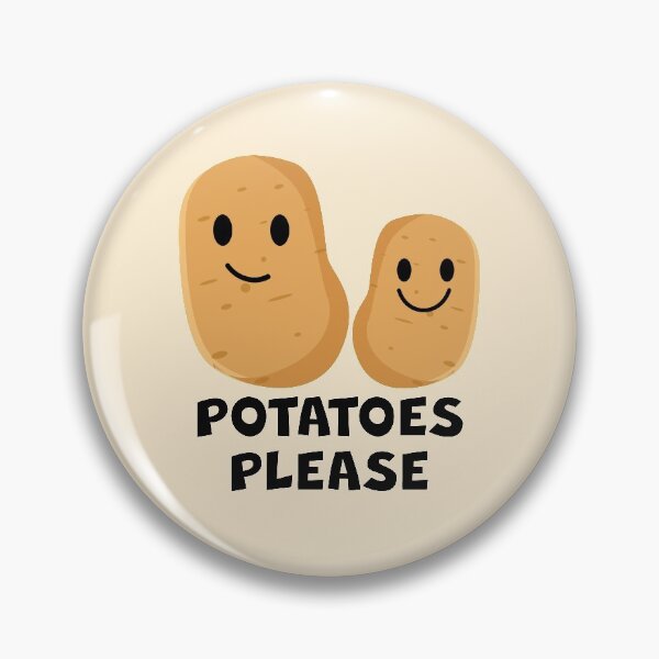 Item preview, Potatoes Please - Black designed and sold by SmileMiau.