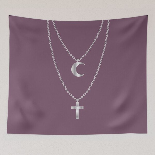 Item preview, Silver necklace Christian cross designed and sold by EngineerGoC.