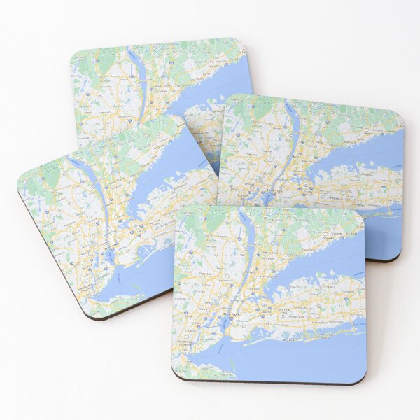 Item preview, NEW YORK CITY - MAPS - GOOGLE MAPS - SMART PEOPLE designed and sold by HappyDays-.