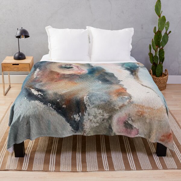 Item preview, watercolour cow designed and sold by loveoceanair.
