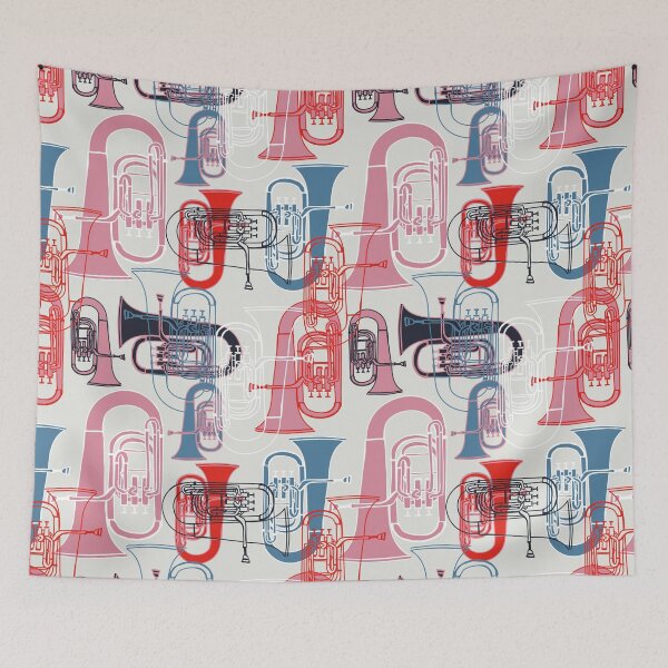 Item preview, Tuba Tastic Repeat Pattern designed and sold by NattyDesigns.