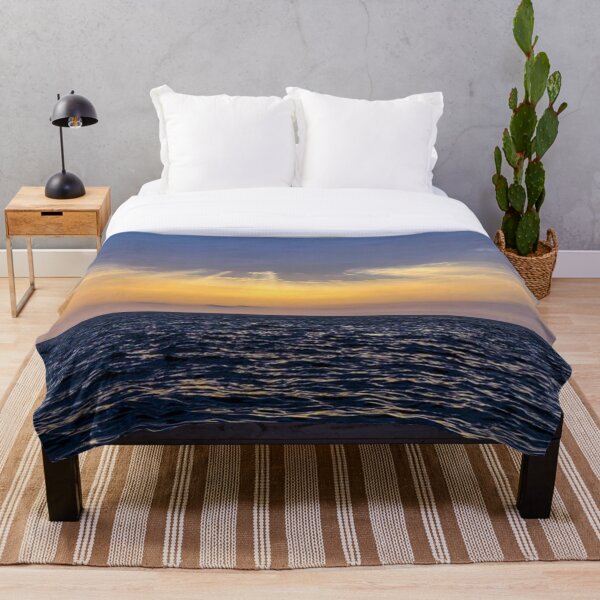 Item preview, Heavenly cloudy sky, sun rays into the sea, landscape, photographic print designed and sold by OMpsalm.