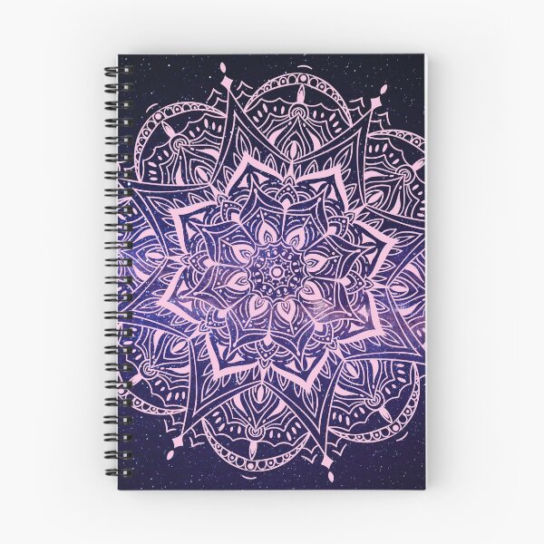 Item preview, Yoga mandala scrub pink space backgound designed and sold by Yogawoman.