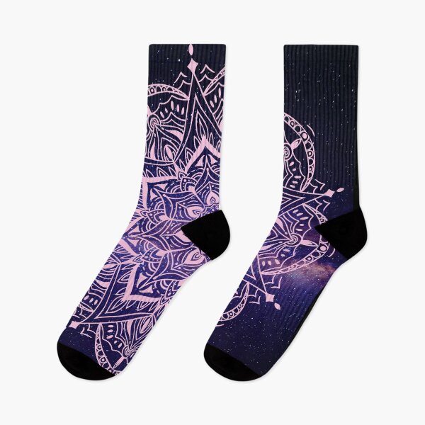 Item preview, Yoga mandala scrub pink space backgound designed and sold by Yogawoman.