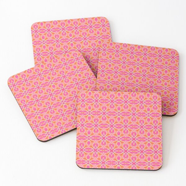 Item preview, Peach Summer Geometric Pattern designed and sold by Pretty-Bird.