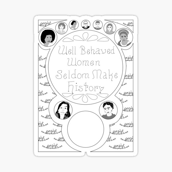 Vista previa del artículo con la obra «Mujeres Bien Comportadas», diseñado y vendido por Rowan-artist.