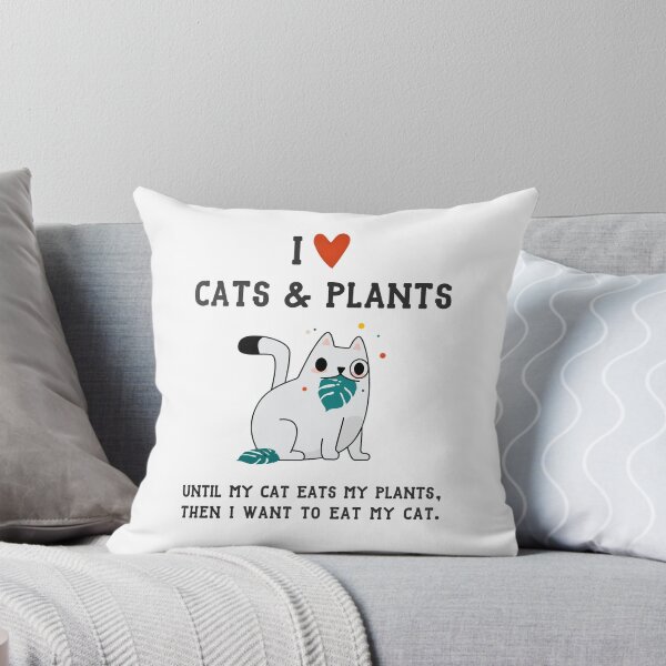 Item preview, I Love Cats and Plants - Until My Cat Eats My Plants designed and sold by SeaAndLight.