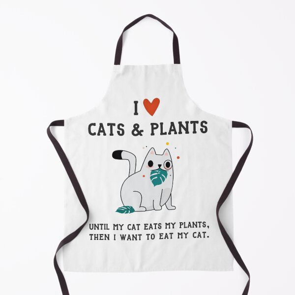 Item preview, I Love Cats and Plants - Until My Cat Eats My Plants designed and sold by SeaAndLight.