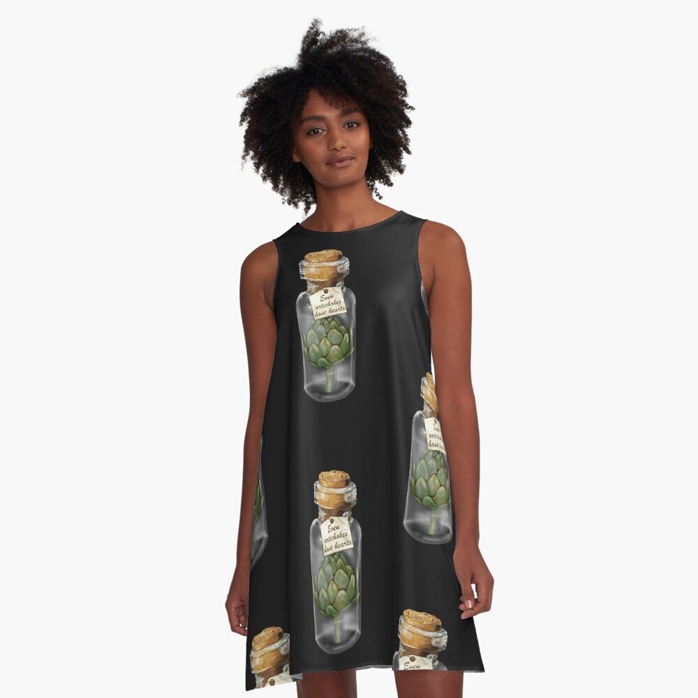 Artikel-Vorschau von A-Linien Kleid, designt und verkauft von drawnexplore.
