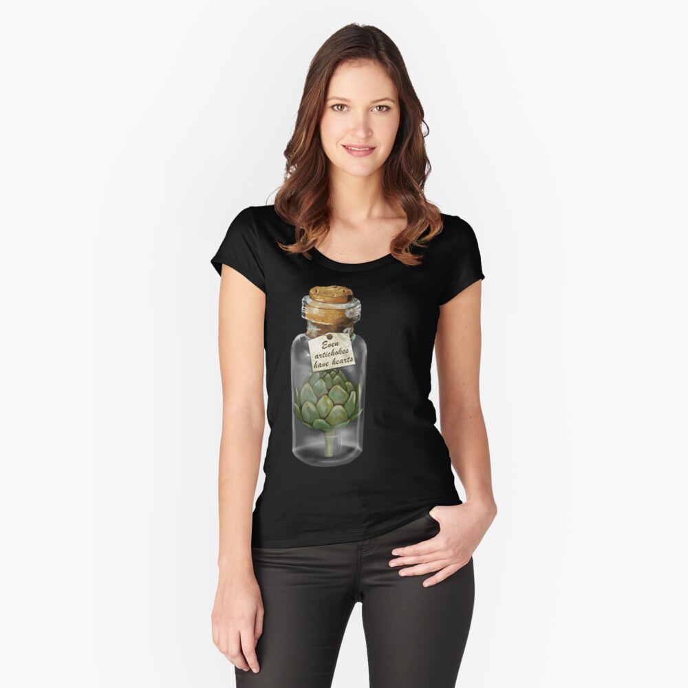 Artikel-Vorschau von Tailliertes Rundhals-Shirt, designt und verkauft von drawnexplore.