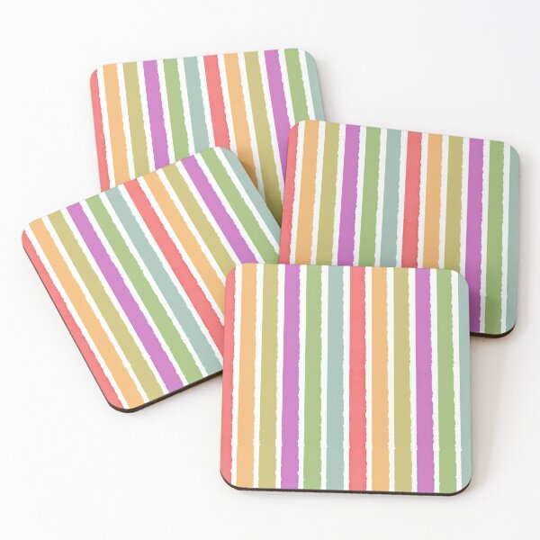 Item preview, Vertical watercolor stripes. Colorful watercolor lines. designed and sold by moustafakhalil.