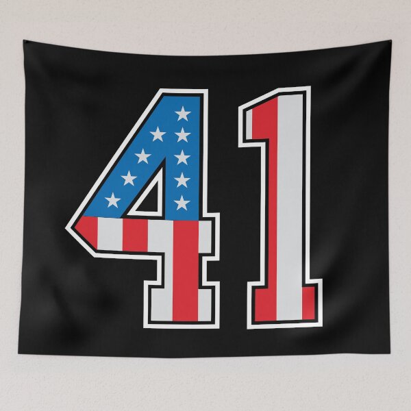Item preview, 41 American Lucky Number forty-one United States Flag designed and sold by Urosek.