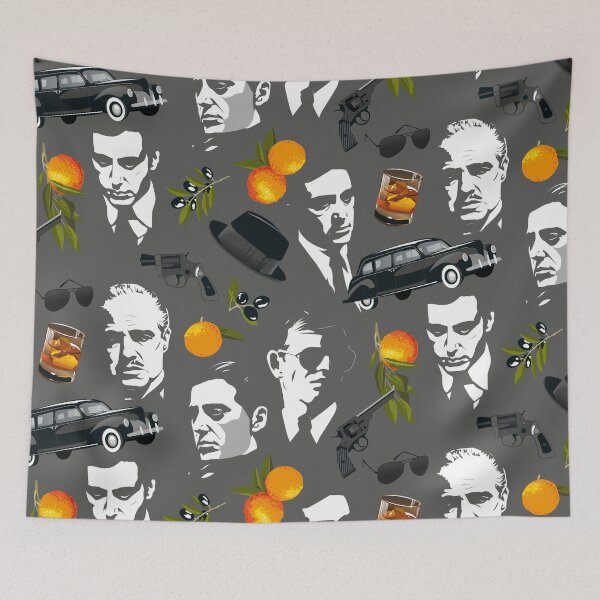Item preview, oranges, olives and a hint of vintage crime - gray designed and sold by kobyakov.