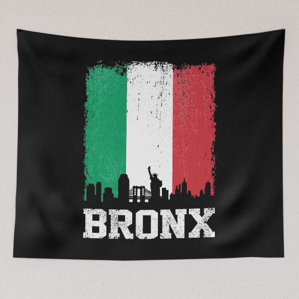 Item preview, Vintage Bronx Italian Flag NY Skyline Pride designed and sold by pixeljamz.