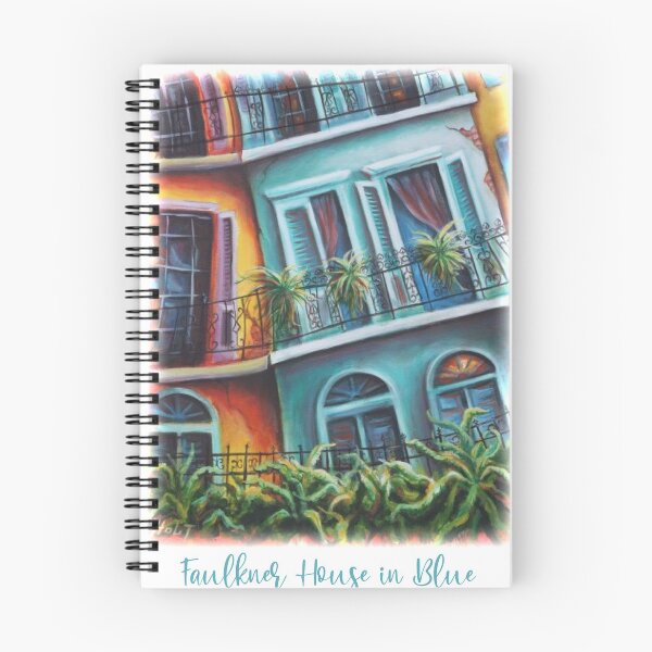 Item preview, " Faulkner House in Blue " designed and sold by rayholtart.