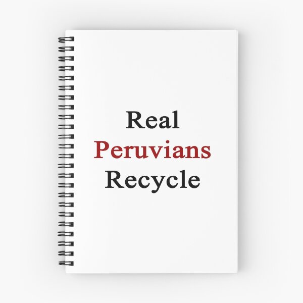 Item preview, Los peruanos reales reciclan designed and sold by supernova23.