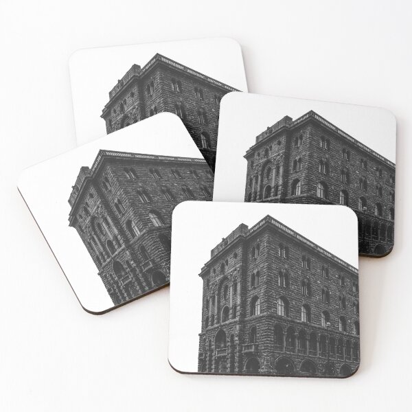 Item preview, Black and white building | Architecture designed and sold by Khoji Azizov.