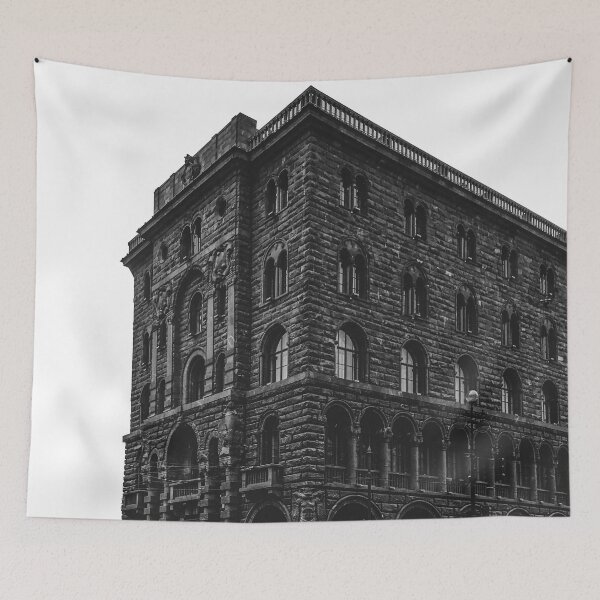 Item preview, Black and white building | Architecture designed and sold by Khoji Azizov.