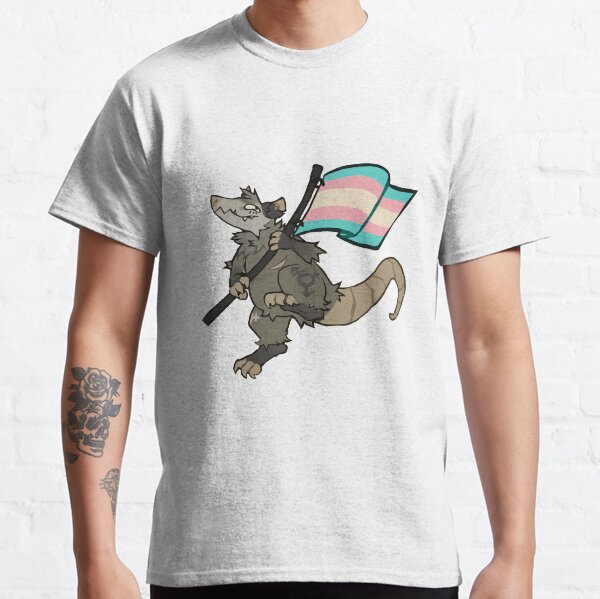 Item preview, Trans Rights Opossum designed and sold by dogbuoy.