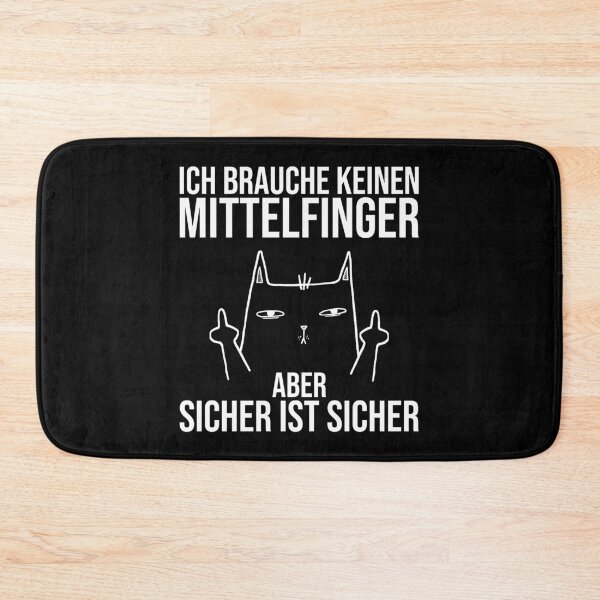 Artikelvorschau, Ich Brauche Keinen Mittelfinger Aber Sicher Ist Sicher entworfen und verkauft von leofel.