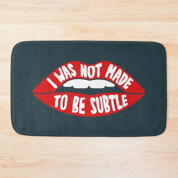 Item preview, I Was Not Made To Be Subtle (Red Version) designed and sold by eddsi.