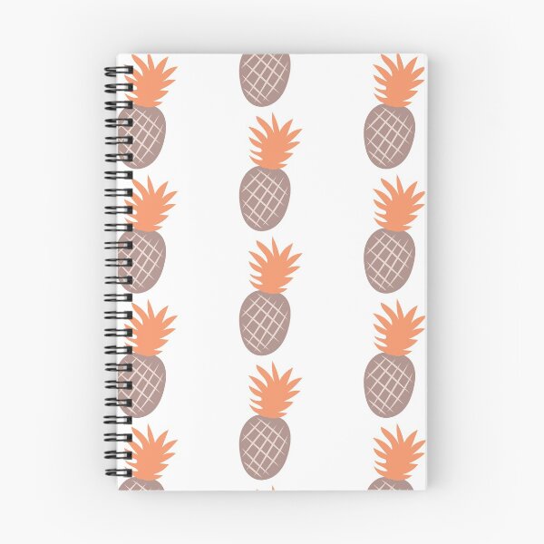 Item preview, Boho Aesthetic Pineapple Sedona, Peach White Background designed and sold by DesignLabMedia.