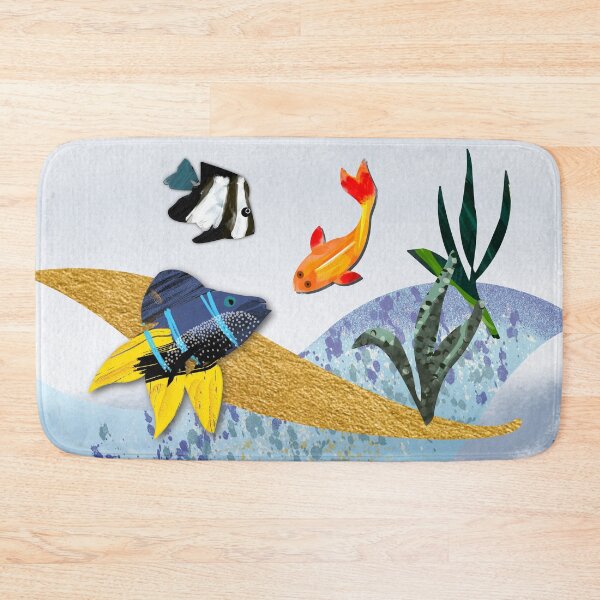 Item preview, Calming koi carp and bannerfish watercolor illustration  - Caroline Laursen Original designed and sold by Caroline Laursen.