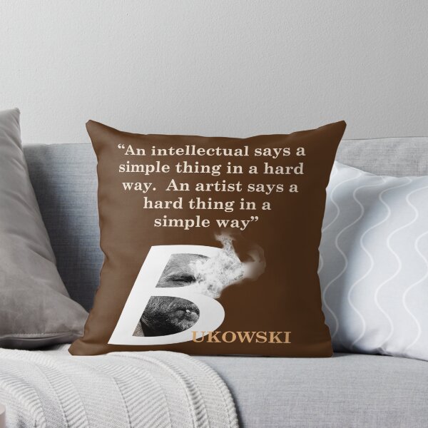 Item preview, Cita de Charles Bukowski sobre intelectuales y artistas designed and sold by My Photo Shop.
