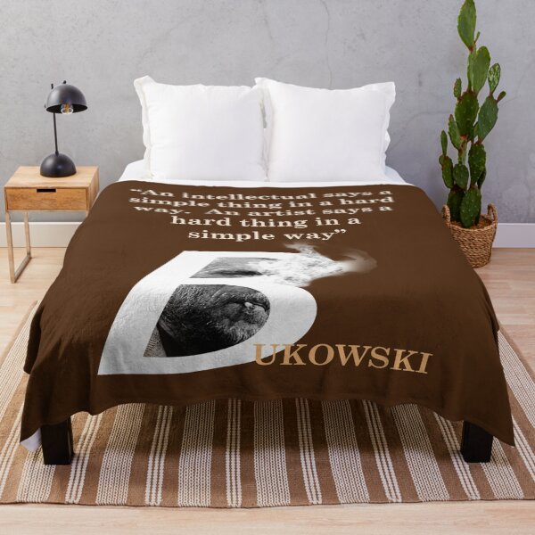 Item preview, Charles Bukowski Quote On Intellectuals And Artists designed and sold by My Photo Shop.