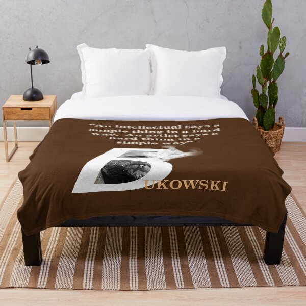Item preview, Charles Bukowski Quote On Intellectuals And Artists designed and sold by My Photo Shop.