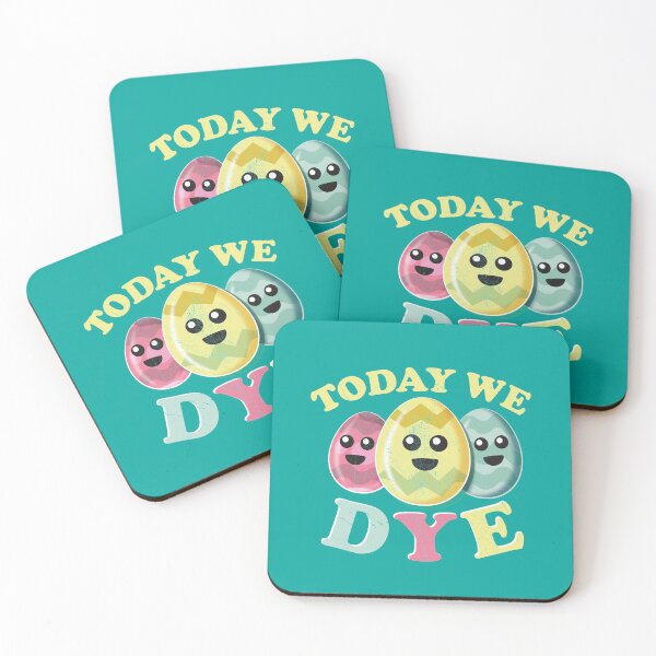 Item preview, Today We Dye - Funny Colored Easter Eggs designed and sold by bonmotto.
