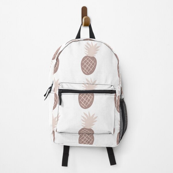 Item preview, Boho Aesthetic Pineapple Beige Monochrome White Background designed and sold by DesignLabMedia.