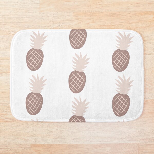 Item preview, Boho Aesthetic Pineapple Beige Monochrome White Background designed and sold by DesignLabMedia.