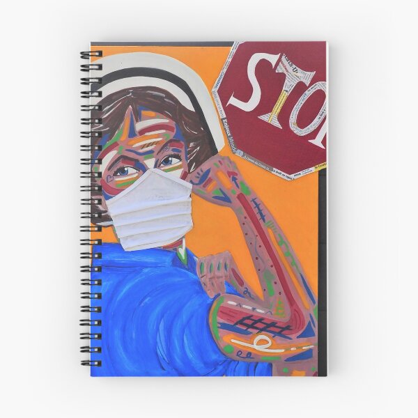 Item preview, Portrait nurse against Covid designed and sold by Artedelph Sénéchal.