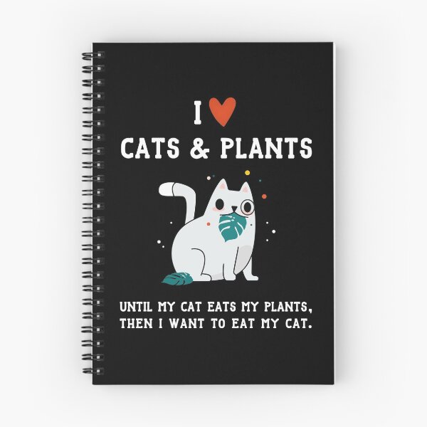 Item preview, I Love Cats and Plants - Until My Cat Eats My Plants designed and sold by SeaAndLight.