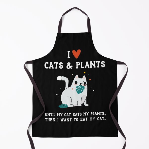 Item preview, I Love Cats and Plants - Until My Cat Eats My Plants designed and sold by SeaAndLight.