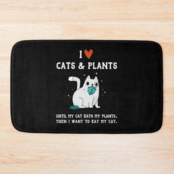 Item preview, I Love Cats and Plants - Until My Cat Eats My Plants designed and sold by SeaAndLight.
