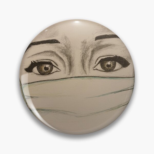 Item preview, Female face mask art designed and sold by EjsArtArt.