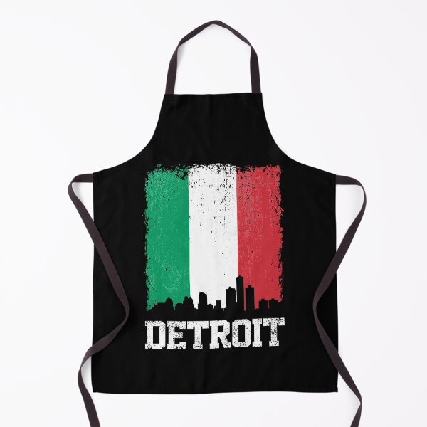 Item preview, Vintage Detroit Italian Flag Skyline Pride designed and sold by pixeljamz.